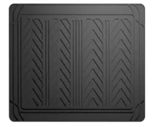 2 Piece Rubber Deep Tray Floor Mat Set,Floor mat back seat 2 pc (15x12inch)