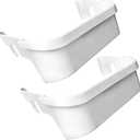 UPGRADED 2 PACK 240351601 Refrigerator Freezer Door Bin Compatible with Frigidaire Kenmore Door Shelf Replace 240351600, 240351607