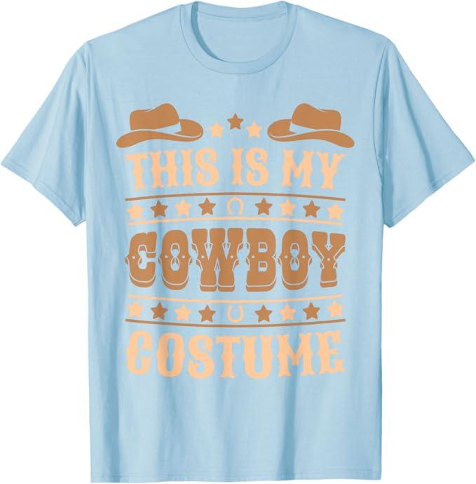 Cute Cowboy Western Cowboy Outfit Men Boy Kid Cowboy Costume T-Shirt, 2XL