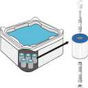 Spa Mineral Silver Ion Ag+ Cartridge Filter Sticks for Fresh and Crystal Clear Hot Tubs