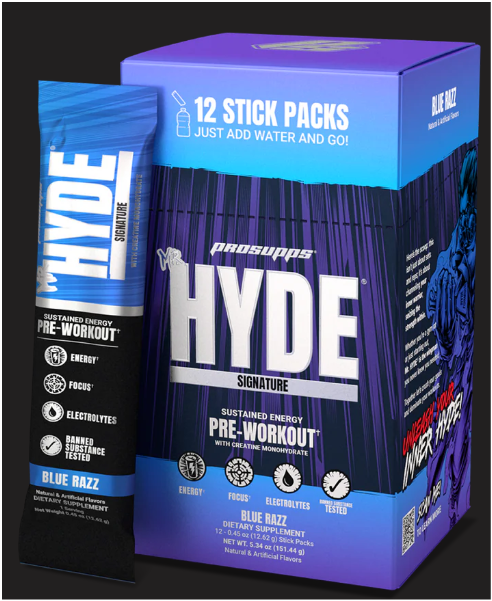PROSUPPS Mr. Hyde Signature Pre Workout Drink Mix- Performance, Energy & Endurance with Creatine, Beta Alanine & Caffeine - Clean Gym Supplements for Men & Women  8