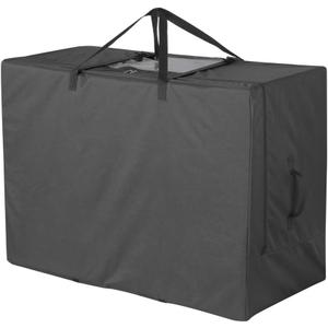 Cuddly Nest Folding Mattress Bag - Heavy Duty Carry Case for Tri-Fold Guest Bed Mattress (Fits 4" Full Mattress, Black)