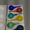 Plant Watering Globes Set of 6 - Small Glass Self Watering Bulbs Up to 5 Days of Irrigation - for Indoor & Outdoor Plants - Multicolor, Automatic, Glass Watering Bulbs for Daily Use, Watering Devices