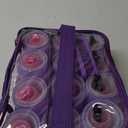 Hair Rollers Large Small 50PCS Set, 36PC Large Medium Small Hair Rollers for Volume Curlers with 12PC Clips 1 Tail Comb and 1 Folding Brush Comb for Short Medium Blowout Look Long Hair (Pink/White/Purple)