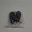 Toddler Little Kid Cushioned Canvas Shoes Slip On Sneakers Soft and Durable (All Black)