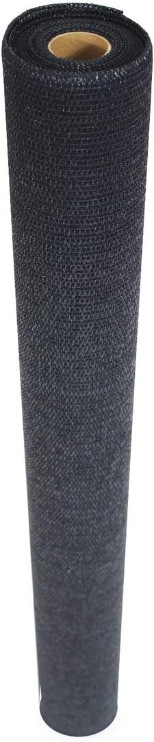 COOLAROO 70% UV Block Shade Cloth Fabric Roll for Privacy, Carport, Fence, Windscreen, 6' x 15', Black