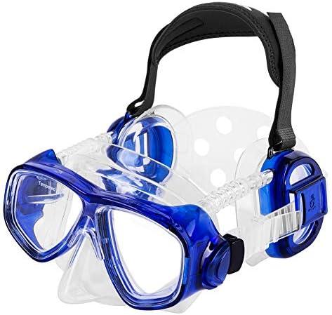 IST ME80 ProEar Pressure Equalization Mask with Watertight Ear Cups (Blue)