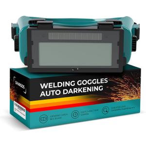 Welding Goggles Glasses Auto Darkening Solar Welders Helmet Eyes Gas Torch Cutting Flip Up Lens Eye Protection