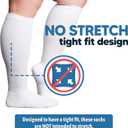 Viasox Compression Socks for Women and Men (X-Large, Black)