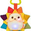 B. toys – Baby Musical Light – Up Hedgehog Toy with Lights & Sounds – Sensory Toy for Newborns, Babies – Music & Glowing Lights – RainGlow Buddy – 0+ Months