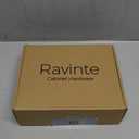 Ravinte 30 Pack 7.38'' Cabinet Pulls Matte Black Stainless Steel Kitchen Cupboard Handles Cabinet Handles 7.38'' Length, 5'' Hole Center