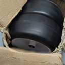 13x6.50-6 Flat Free Lawn Mower Tires and Wheel with 3/4" bearing bore Flat-Free, with 5/8 Bearings & Spacers, Fits Riding Mower, Zero Turn, Garden Tractor, 500 lbs Capacity, 2-Pack