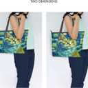 Tote Bag for Women with Zipper,Polyester Tote Purse Holiday Tote Bag Work Handbag Women Gift (Medium, Cat 15)