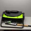 Pickup Pro Garden Sweeper - Manual Leaf & Grass Push Lawn Sweeper (Pickup)