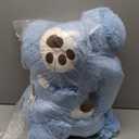 HollyHOME Teddy Bear Stuffed Animal Plush Giant Teddy Bears with Footprints Big Bear 36 inch Blue
