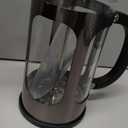 Veken French Press Coffee Maker 34oz,No Plastic Touching Cafe,Thickened Borosilicate Glass Stainless Steel Brewer,Cold Brew Cafetera Teapot for Kitchen Travel Camping,Gifts,Bar Accessories,Dark Pewter