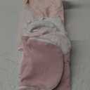 Baby Swaddle Sleep Sacks with Zipper - 3-Pack Swaddles for Newborns 0-3 Months, Infant, Baby Girls, Boys, Soft & Durable Newborn Sleep Sack, Easy Diaper Change Swaddling Blanket (ABC Land Rose) (One Size)