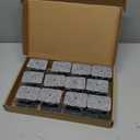 24 Pcs Chair Leg Floor Protectors Rectangle, Silicone Felt Furniture Leg Pads Caps Covers for Hardwood Floors, Fit L:2" to 2-1/2", W:1" to 1-1/2"