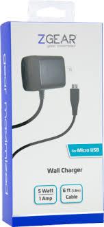 ZGEAR Adaptive Fast Charge Wall Charger For Micro USB
