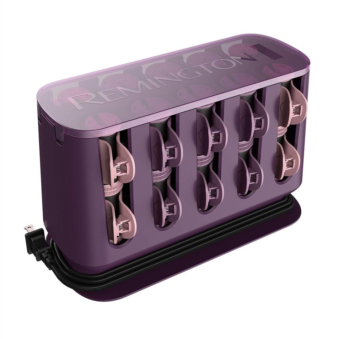 Remington Pro Hair Setter Hot Rollers, Curlers With Thermaluxe Advanced Thermal Technology (20 Count (Pack of 1))