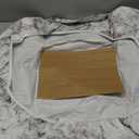 Walrus Round Vinyl Fitted Tablecloth with Flannel Backing Elastic Edge Design Table Cover Waterproof Oil-Proof PVC Table Cloth Stain-Resistant Best for 37"-44" Round (Marble)