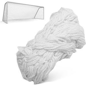 Soccer Net 12x6, Kids Soccer Net for Replacement Football Goal Netting for Adults and Youth Football Practice, White