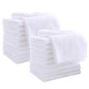 20 Pack Large Burp Cloths for Baby - 20" by 10" Ultra Absorbent Burping Cloth, Hand Washcloths, Newborn Towel - Milk Spit Up Rags - Burpy Cloths for Unisex, Boy, Girl - Burp Cloths Set(White)