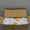 200 Pieces Empty Medicine Pill Bottles with Child Resistant Caps 6 Dram Plastic Prescription Bottles Orange Pill Container Small Medicine Bottles with Lids for Pharmacies, Doctors, and Labs, Hospitals