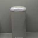 Diaper Genie Select Pail (Grey) is Made of Durable Stainless Steel and Includes 1 Starter Square Refill That can Hold up to 165 Newborn-Sized Diapers.