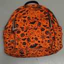 ALAZA Halloween Orange Festive Women Backpack Purse Ladies Fashion Shoulder Bag Daypack Travel Bag 7.5L (Small, Multicolor49)