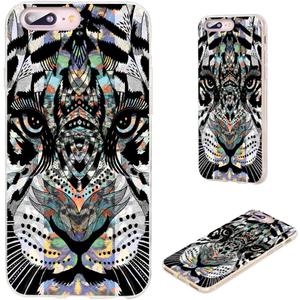 for iPhone 8 Plus Case,for iPhone 7 Plus Case for Women Men Girl,VoMotec Shockproof Anti-Scratch Slim Soft TPU Clear Protective Cover Cases for iPhone 8 7 Plus 5.5,Black Tiger Head with Colorful Cross for iPhone 8 Plus Case,for iPhone 7 Plus Case for Women Men Girl,VoMotec Shockproof Anti-Scratch Slim Soft TPU Clear Protective Cover Cases for iPhone 8 7 Plus 5.5,Black Tiger Head with Colorful Cross