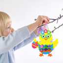 Winlyn 24 Sets Easter Decorations DIY 3D Chick Hatching from Egg Ornaments Easter Craft Kits Foam Easter Stickers Pom-poms Googly Eyes for Kids Party Favors Spring Classroom Activity Art Project