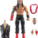 Mattel WWE Elite Collection Action Figure & Accessories, Premium Live Event Roman Reigns Set, SummerSlam with William Regal Build-A-Figure Parts