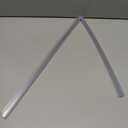 Frameless Shower Door Bottom Seal Shower Sweep with Drip Rail for 1/4" Glass,36" Long, Vinyl, Clear