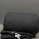 CozyLux Queen Comforter Set Dark Grey - Bed in a Bag Queen Size 7 Pieces, Luxury Soft Bed Set for All Seasons, Bedding Set with Comforter, Sheets, Pillowcases & Shams, Dark Gray, Queen