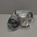 Basics Electric Stainless Steel Kettle for Tea and Coffee, BPAFree, Fast Boiling, Auto ShutOff, 1 Liter, 1500W, Black and Silver