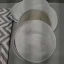 Organic Nursing Pads - 14 Washable Breast Pads for Breastfeeding, Wash Bag, Viscose Derived from Bamboo Reusable Nipple Covers for Breastfeeding Essentials, Soft & Absorbent (Lovelle, M 3.9")