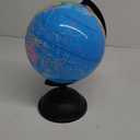 Juvale Rotating World Globe with Stand for Kids Learning, 8-inch Spinning Earth Globe for Classroom Geography Education