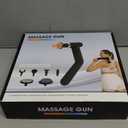 Beyn Hot and Cold Fascia Gun - Detachable Extended Handle Massage Gun,Deep Tissue Massage Gun, Used for Relieving Pain in The Back/Muscles of The Neck/Body, with 6 Massage Heads, LCD Display.
