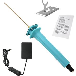 Foam Cutter Electric Hot Wire Cutter Pen 10CM Foam Board Cutting with Stand 18W Hot Knife Styrofoam Cutting Pen with Adaptor Foam Cutting Tool for White Safe Styrofoam,Arts,Handcraft
