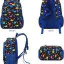 Kids Backpack for Kindergarten Preschool Boys Backpack Kids School Bags Child Lightweight Elementary School Bookbags Cute Gifts Dinosaur Blue Black