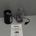 Mueller Smoothie Blender for Smoothies - Personal Blender for Shakes, Frozen Drinks, Baby Food & More, 15oz Travel Cup and Lid, Durable Stainless Steel Blades for Powerful Blending Performance, Black