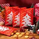 Christmas Poly Bubble Mailers 7 x 10 Inch Christmas Padded Envelopes Self Adhesive Retailer Holiday Shipping Bags for School Family Large Xmas Gift(40 Pcs,Xmas Tree)