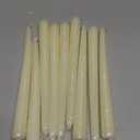 12 Pack Ivory Taper Candles 10 inch - Taper Candles Dripless, Smokeless, Unscented - 8 Hours Long Burning - Hand Poured Tall Candlesticks - Perfect for Home Decor, Weddings, and Special Occasions