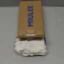 MIULEE Pack of 2 Corduroy Decorative Throw Pillow Covers 20x20 Inch Soft Boho Striped Pillow Covers Modern Farmhouse Home Decor for Sofa Living Room Couch Bed Cream White