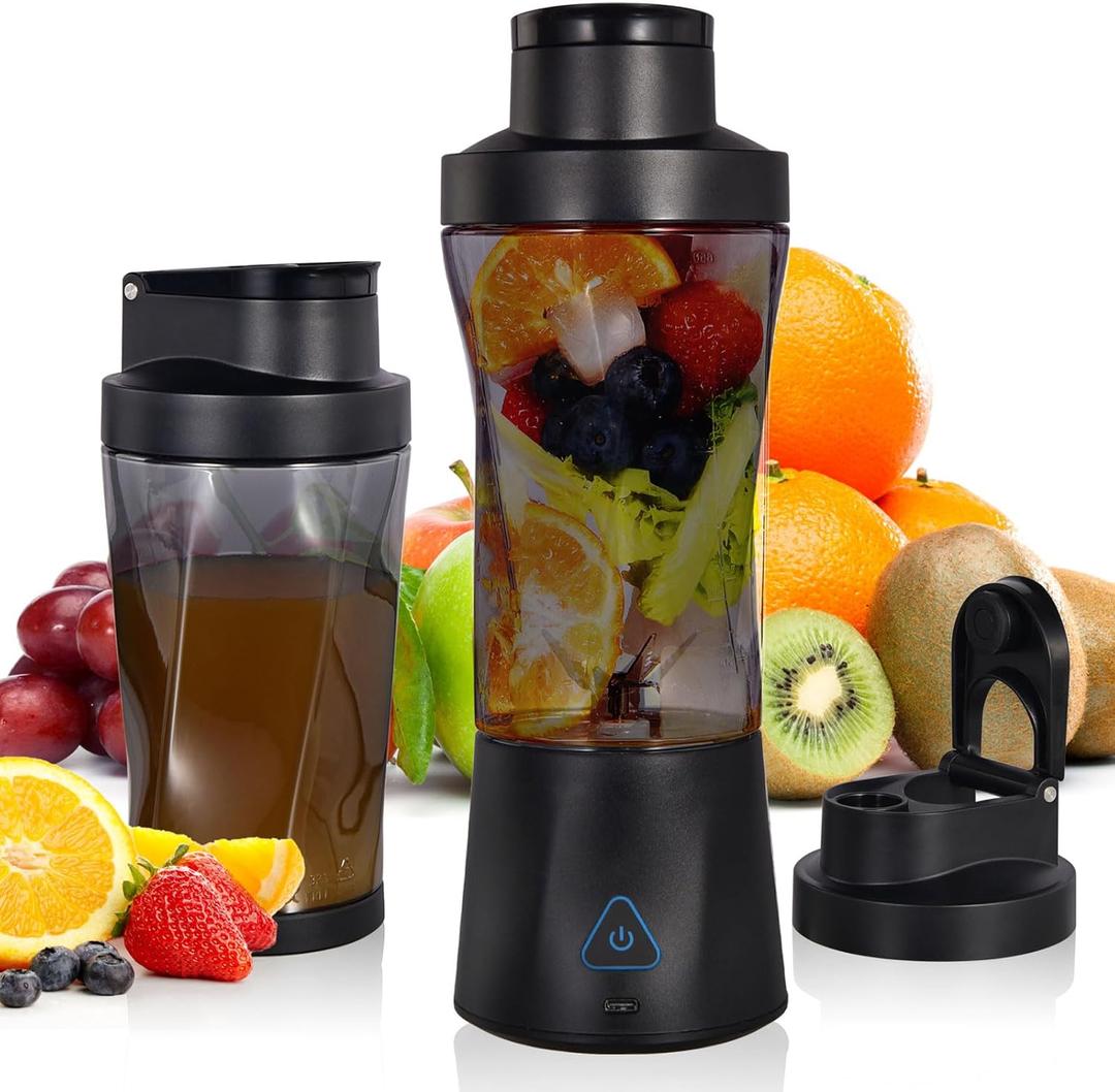 5.66oz Cordless Mini 23.99 Watt Portable Blender-for Freshly Squeezed Juices 2456mAh Self and Portable Juicer 2.77 Sharp LIANGHONGSE