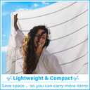 Oversized Turkish Beach Towel Blanket XXL Cotton Sandproof Towels Boho Woven Extra Large Big Sand Free Giant Throw Blankets Huge Quilt XL Picnic Camping Necessities Cloud For Adult Gifts White (XXXL(88x82 IN,224x208 CM))