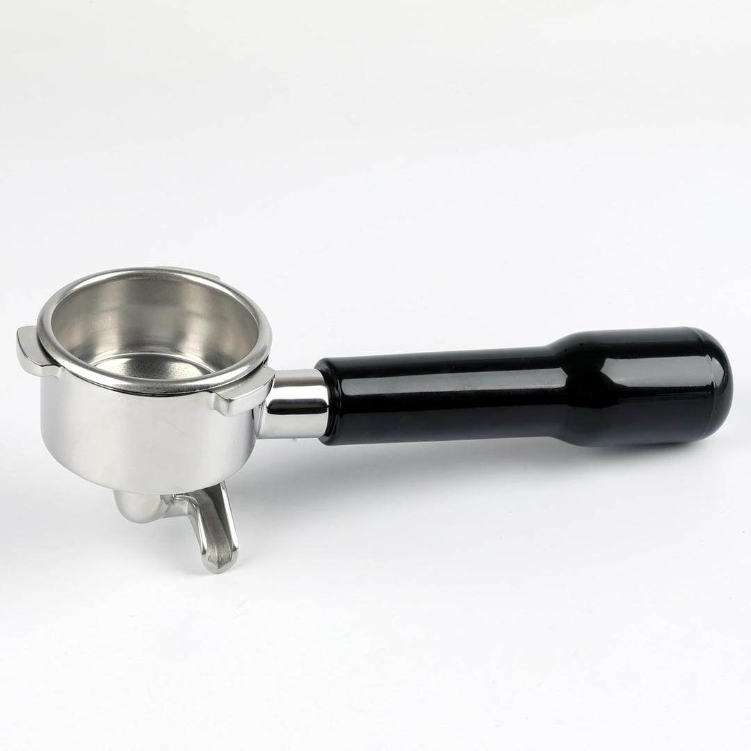 54mm Portafilter Double Spout Compatible with Breville Bambino Plus (BES500)/ Infuser (BES840XL) 54mm Breville Barista Series-ABS Handle