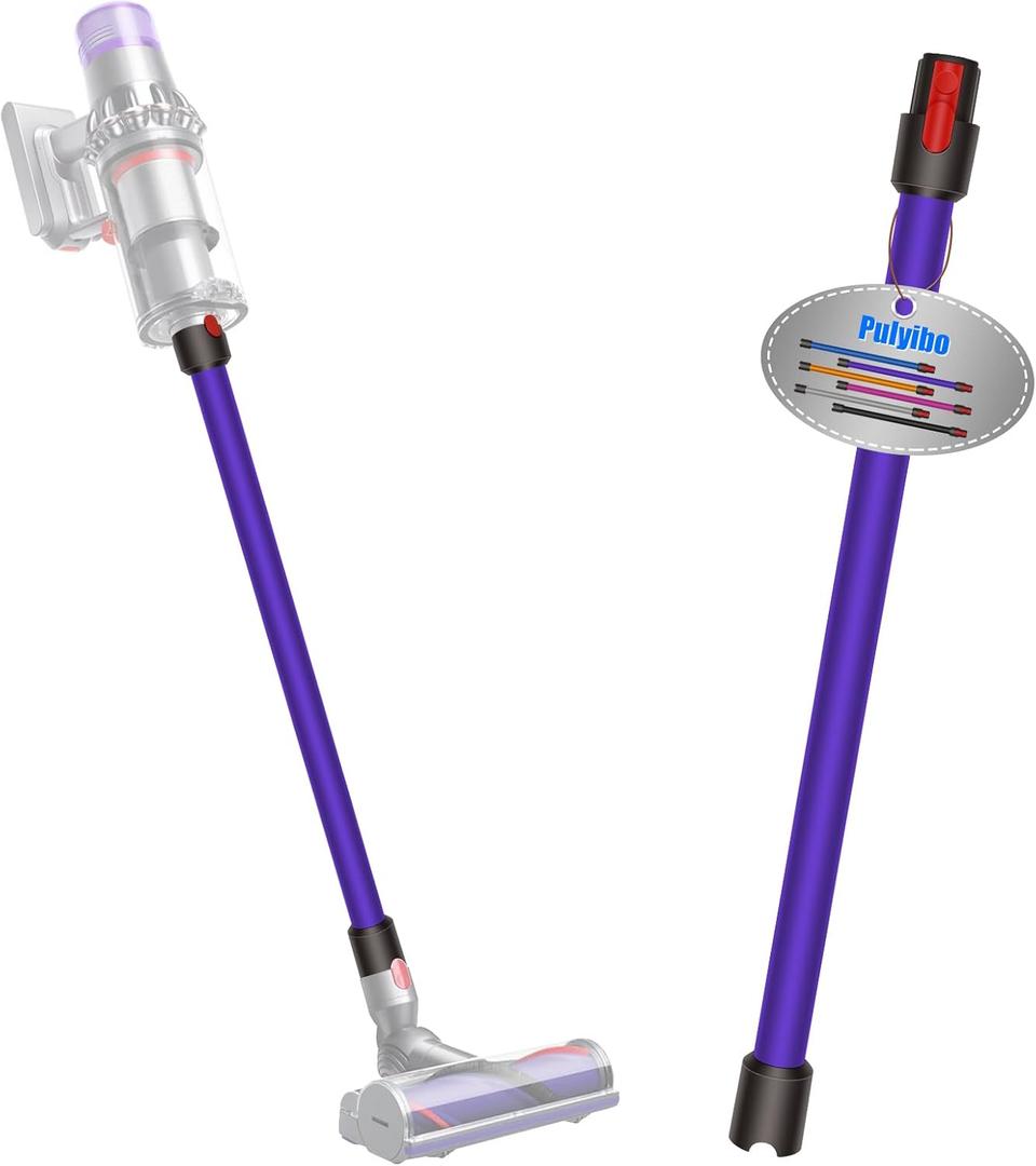 Extension Wand for Dyson Tube, Replacement Parts for Dyson Stick V15 V11 V10 V8 V7 Vacuum Cleaner, Replacement Wand Quick Release Wand 28.5 IN (Purple)