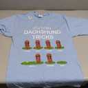 Thick Headed Dog - Funny Long Hair Dachshund for Christmas T-Shirt for Men Women Kids